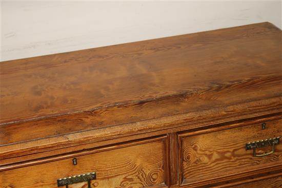 A Victorian pine four piece bedroom suite